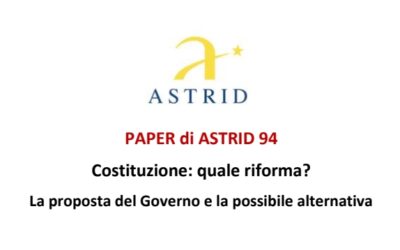 La proposta Astrid per consolidare il governo