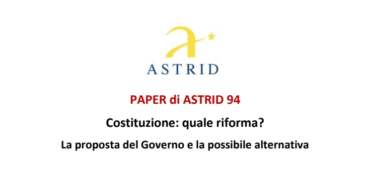 La proposta Astrid per consolidare il governo